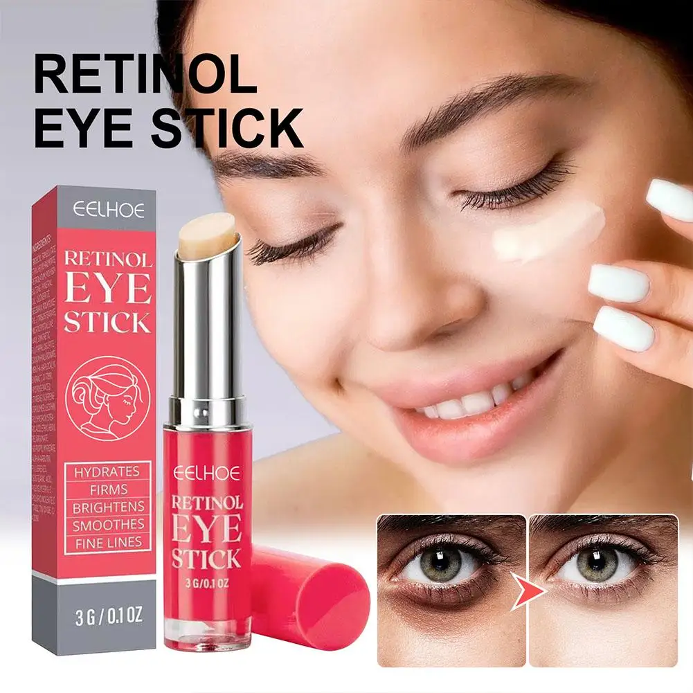 4X Retinol Anti-wrinkle Eye Cream Stick Odstrániť Tmavé Kruhy pod očami Vrecia Miznú Jemné Linky Anti Opuchy Bielenie Hydratačná starostlivosť o pleť1