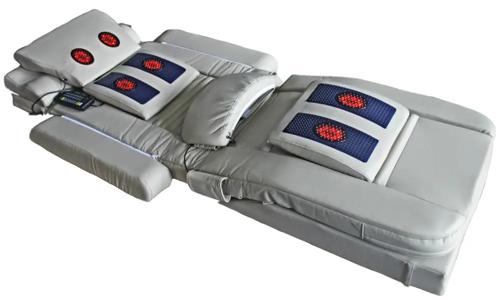 Mäkké Viaceré Funkcie, Zdravé, plné telo, hnetenie Japonsko shiatsu masážna posteľ s ohrevom vibrácií matrac1