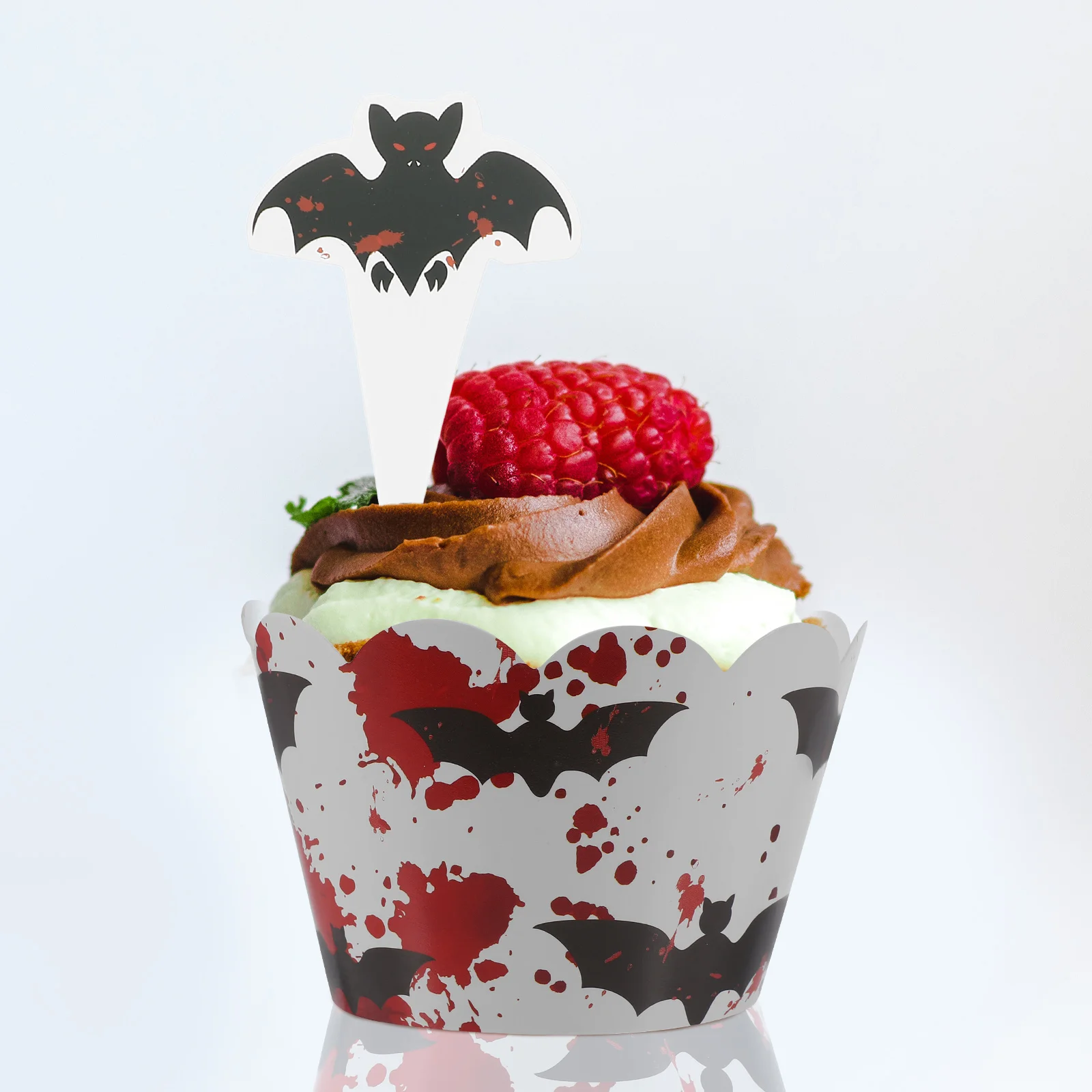 1 Nastavte Halloween Papier Muffin Tortu Obaly Cupcake Mulčovače, Halloween Party Cake Dekorácie1