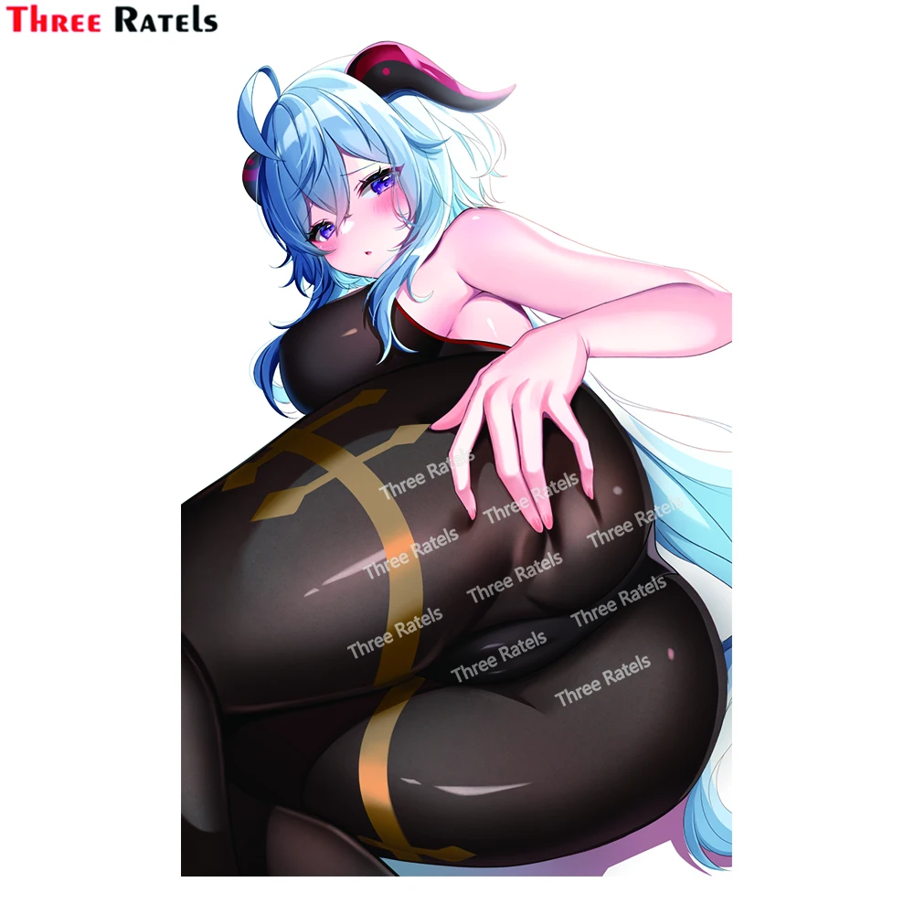 Tri Ratels H498 Sexy Anime Hry Ganyu Genshin Vplyv Samolepky A Nálepky Na Notebook Batožiny Skateboard Dekorácie2