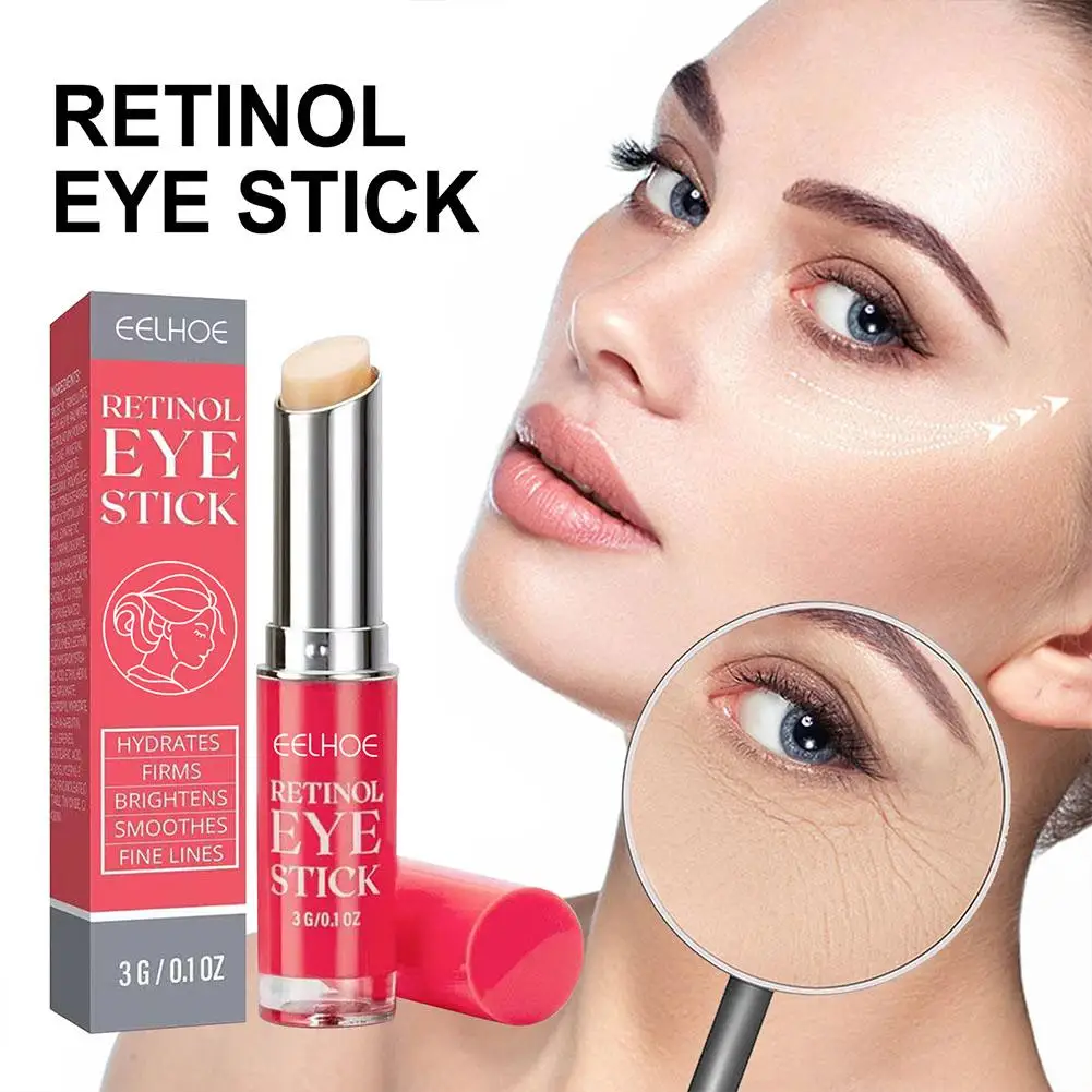 4X Retinol Anti-wrinkle Eye Cream Stick Odstrániť Tmavé Kruhy pod očami Vrecia Miznú Jemné Linky Anti Opuchy Bielenie Hydratačná starostlivosť o pleť3
