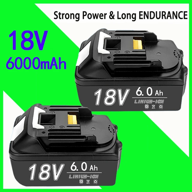 18V 6.0 AH BL1850B Nabíjateľná Batéria 18V 6000mAh Lítium-Iónové Batérie 18v BL18503