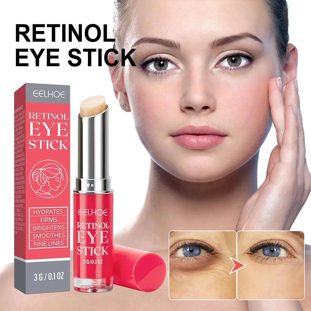 4X Retinol Anti-wrinkle Eye Cream Stick Odstrániť Tmavé Kruhy pod očami Vrecia Miznú Jemné Linky Anti Opuchy Bielenie Hydratačná starostlivosť o pleť4
