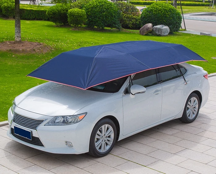 Kvalitné auto strechy dáždnik nylon textílie auto dáždnik, slnečník nepremokavé dáždnik4