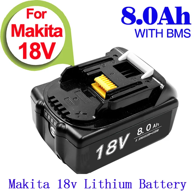 18V 6.0 AH BL1850B Nabíjateľná Batéria 18V 6000mAh Lítium-Iónové Batérie 18v BL18505