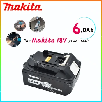 6.0 Ah BL1830 18V Makita 100% Originálne BL1815 BL1860 BL1840 194205-3 Nabíjateľná Li-IonBattery Vymeniteľný Power Nástroj Batérie