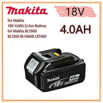 Makita Pôvodné 18V 4.0 AH 5.0 AH 6.0 AH Nabíjacie Náradie Batérii s LED Li-ion Výmena LXT BL1860B BL1860 BL1850