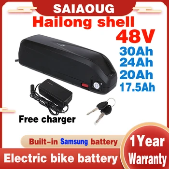 48V30ah batériu Klince 24Ah 17.5 ah pre elektrický bicykel, elektrické scooter/vozíku Hailong 18650 batérie 20ah s nabíjačky