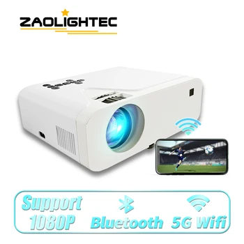 ZAOLIGHTEC S20 Prenosný WIFI Projektor Mini Smart Podpora 4K HD video Projektor 100Inch Veľký Displej LED Bluetooth Projektor