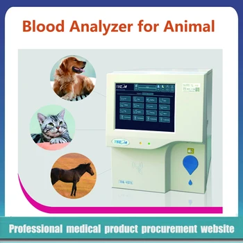Tecom TEK-VET3 Nemocnice Klinická Hematológia Analyzátor Plne Automatické Ovp 3 Diff Hematológie Analyzer Analyzátor Krvi pre zvieratá