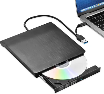Externý Disk USB3.0&Type C BD-RDL DVD-RW CD Spisovateľ Kombinovaný Rekordér Hrať 3D Videí, Microsoft Surface Pro 9 8 7 6 5 4 Pro Ísť