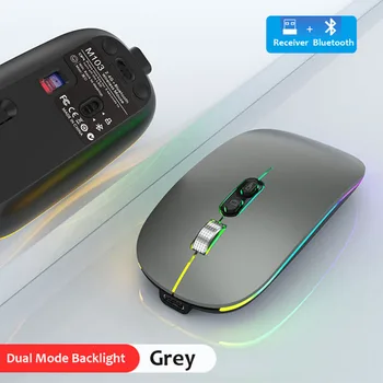 Myš Bluetooth pre bezdrôtovú myš pre huawei matebook14 mac book Prenosný Wireless Mouse Nabíjateľná Stlmiť Gaming Mouse