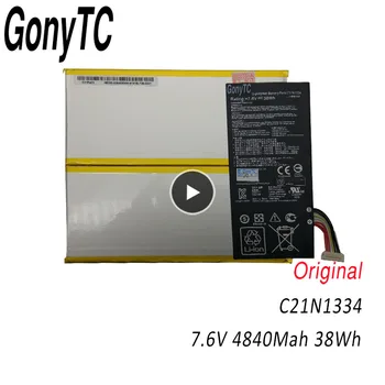 GONYTC Batérie C21N1334 4840mAh Pre ASUS Transformer Book T200TA T200T T200 1A 1K 200TA-C1-BL Tablet PC 7.6 V 38WH Bateria
