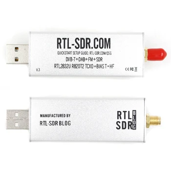 2ks -SDR SDR Prijímač Blogu V3 R820T2 RTL2832U 1PPM TCXO SMA RTLSDR (Dongle Iba)