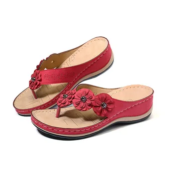 Dámske sandále na Platforme Nové Klasické Típat prst Letné sandále pre ženy Sexy Dámy Listov Kliny Ženské topánky Čierne veľkosť
