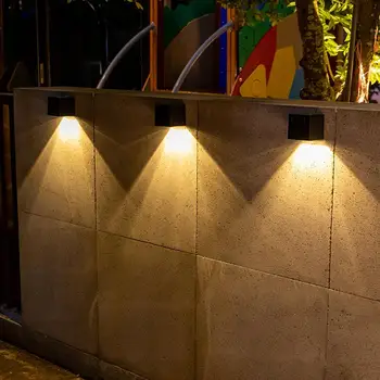 Na Dvore Led Vodotesný Svetlá Svetlo Námestie Automatické Solárna Lampa Pre Záhrada Vonkajší Dekor Noc Dekorácie Noc Ulici