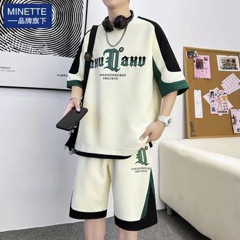 2023 značky minette pánske t-shirt letné módne značky krátke rukávy šortky Basketbal jednotný súbor mládež športové oblek