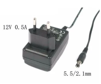 Notebook Power Adapter, 3A-066WP12, 12V 0,5 A, Hlavne 5.5/2.1 mm, EÚ 2-Pin Konektor