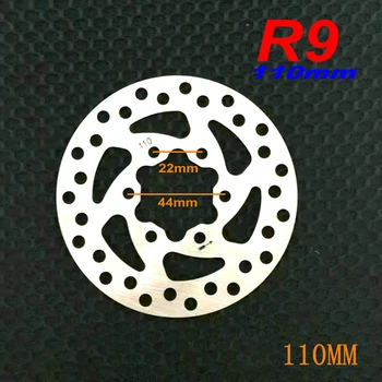 Elektrický Skúter Disku Rotora Opotrebovaniu 1 Ks 110/120/140/160mm Outdoorové Športy Časti Skútre Striebro Praktické