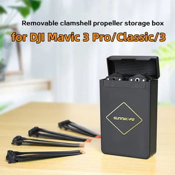 pre DJI Mavic 3 Pro Peller Čepeľ Úložný Box pre DJI Mavic 3 Classic/Mavic 3 Vrtule Ťažba Anti-Tlak Ochrany Box