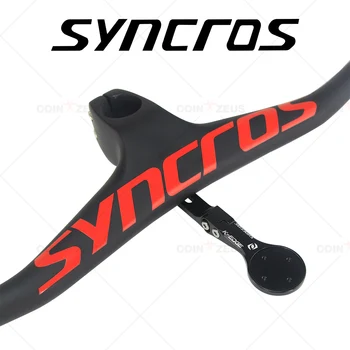 SYNCROS -17 Stupeň 70/80/90/100mm MTB Uhlíkových Vlákien Horský Bicykel Integrovaný Riadidlá FRASER IC SL 28.6 mm Cyklistické Doplnky