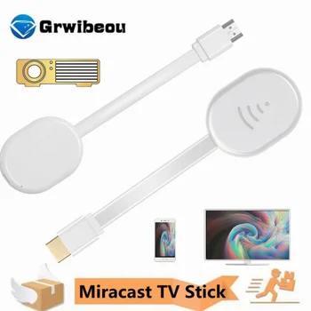 GRWIBEOU Miracast TELEVÍZOR Stick Anycast Netflix Bezdrôtový WiFi Display Prijímača MiraScreen server DLNA, Airplay Dongle 1080P pre Android iOS