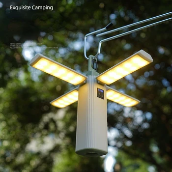 Outdoor camping svetlá Tábor svetlá Dlhý život four-leaf svetla skladanie atmosféru svetlá stanu baldachýn multi-funkčné LED svetlá