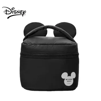 Disney make-up Taška pre Ženy Black Mickey Mouse Wash Bag Minimalistický Tote Mäkké Skladovanie Taška pre Dievčatá Doprava Zadarmo Kozmetická Taška