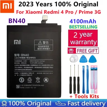 Xiao Mi Originálne Náhradné Batérie Telefónu BN40 Pre Xiao Redmi 4 Pro Prime 3G Hongmi 4 Pro 4100mAh Bezplatné Nástroje S