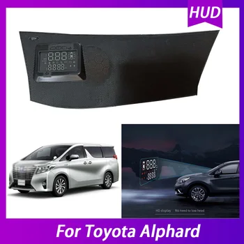 Auto Head Up Displej Digitálny Rýchlomer HUD Pre Toyota Alphard Elektronické Príslušenstvo Bezpečnej Jazdy Obrazovka Poplachový Systém