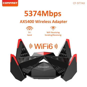 5374Mbps Gigabit WiFi Adaptér AX5400 WiFi6 E-športový USB Bezdrôtovej Sieťovej Karty Vysoká Rýchlosť 2.4/5.8/6Ghz Wi-fi Prijímač Win10/11