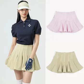 23 Južná Kórea Sc Golfové Oblečenie dámske Krátke Sukne Joker Jednoduché Slim Fit Chudnutie Golf Skladaný Baldachýn Sukne