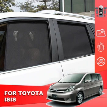 Pre Toyota ISIS AM10 2004-2017 Auto Slnečník Štít Magnetické Zadnej Strane Dieťa Okno slnečník Clonu Predné Sklo Oka Opony