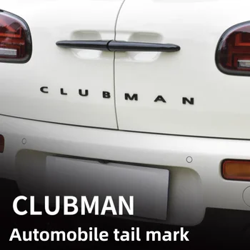 ABS karosérie Znak Zadnej Nálepky Kufra Auta Logo Dekorácie pre Mini Cooper S Clubman List, Odznak Auto Vonkajšie Príslušenstvo