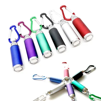 Prenosné Led Mini Baterky Svetlo USB Baterka Keychain Baterky Lampy Vodotesné Svetlo Vonkajšie Turistika Kempovanie Nastaviteľné Baterka