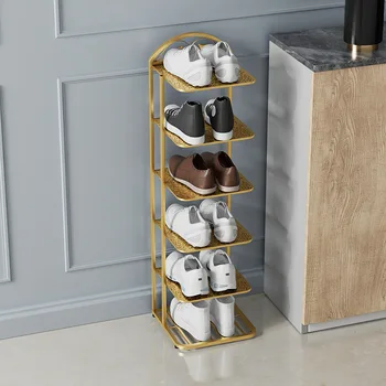 Topánky Stojan Jednoduchý Dverách Skladovanie Artefakt Domácnosti Krytý Multi-layer Prachotesný úsporné Ubytovni Malé botníku