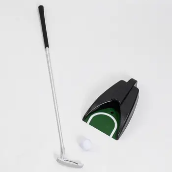 Golf Loptu Vrátiť Exerciser Golf Loptu Kopnúť Späť Automatický Návrat Uvedenie Cup Zariadenie Praxi Učebné Pomôcky Golf Praxe Dať Nastaviť
