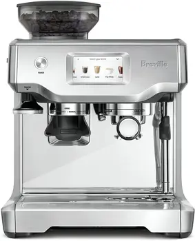 Letná zľava 50% HOT PREDAJ Breville BES880BSS Barista Dotyk Espresso Stroj Kartáčovaný Nerez