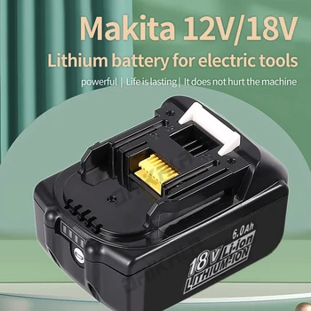BL18650 Makita 18V 6000mAH Batéria Enhanced 6A/18A/9A BL1830B BL1850B BL1850 BL1840 BL1860 BL1815 Lítiové Batérie Zachytiť