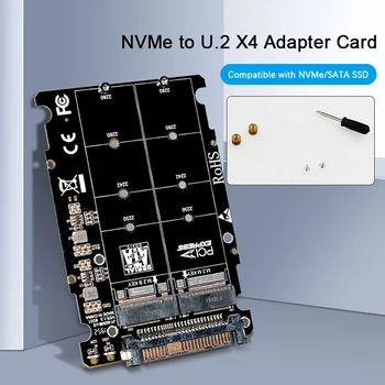 Zbrusu Nový M. 2 SSD Na U. 2 Adaptéra PCI-e U. 2 SFF-8639 PCIe M2 Adaptér Converter Pre Stolný Počítač PC