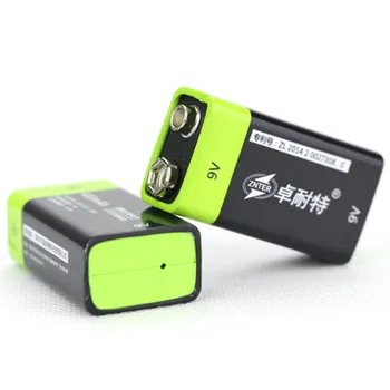 2 ks/veľa ZNTER 600mAh USB 9V batériou 9V lítiová batéria pre RC fotoaparát drone príslušenstvo
