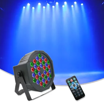 YUER LED 36x3w RGB Byt Par Svetla DMX Diaľkové Ovládanie Beam Party Stage Účinok Ľahké Umývanie Strobo Disco DJ Projektor Osvetlenie